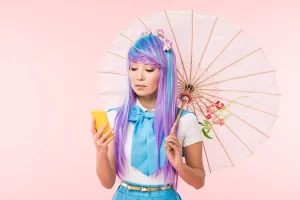 mujer anime